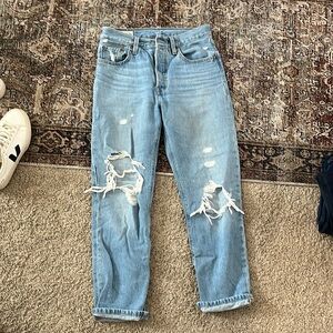 Levi's 501 wedgie jean